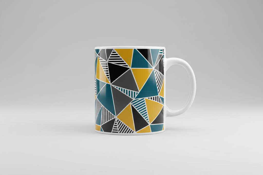 Geometric Design Coffee Mug